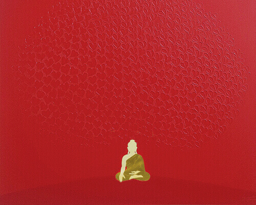Buddha Painting - Tree of Wisdom Thumbnail